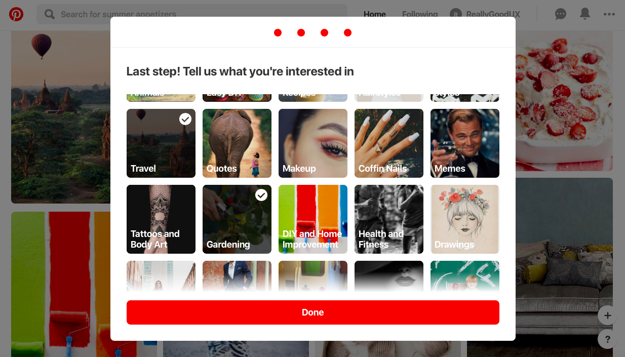 Fonte: https://www.appcues.com/blog/the-5-best-walkthrough-examples