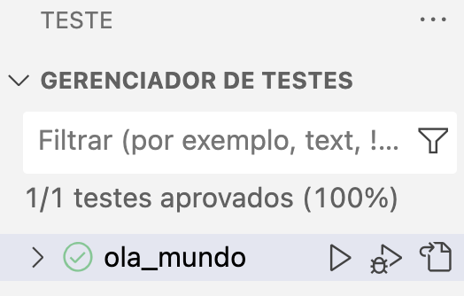 Testes passando